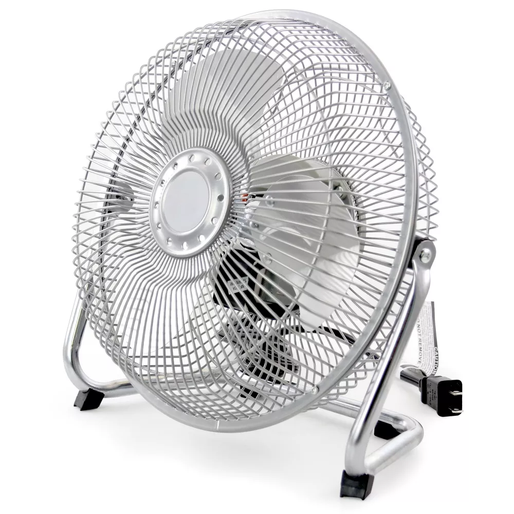 360stupňový Kovový Vysoce Výkonný Podlahový Ventilátor S Náklonem